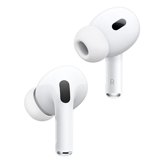 AirPods Pro (2nd generation) with MagSafe Case (USB-C) Bluetooth (White, True Wireless) With One Year Warranty