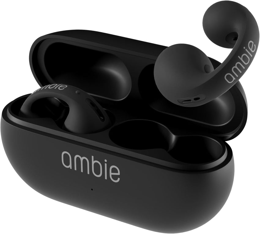 Sound earcuffs AM-TW02, Open Ear Wireless Earphones for Comfort, Bluetooth 5.3 Earbuds for Sports, Running, and Workouts | 6 hr Play Clip-on Ear Cuff