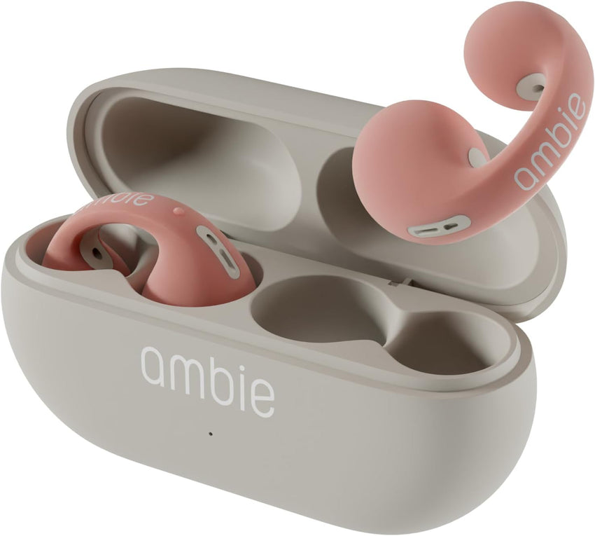 Sound earcuffs AM-TW02, Open Ear Wireless Earphones for Comfort, Bluetooth 5.3 Earbuds for Sports, Running, and Workouts | 6 hr Play Clip-on Ear Cuff