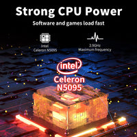 DAMI3C G91 Laptop – 15.6” Display | Intel® N5095 | 16GB RAM | SSD 256GB/512GB/1TB | Windows 11 | Fingerprint Unlock