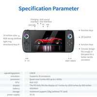 M27 Portable Pocket Retro Handheld Video Game Console 7.0Inch IPS Screen 1024*600 Display Support LINUX HDMI for boys game gift